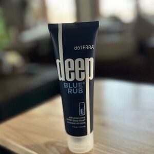doTERRA Deep Blue Rub - Dark Blue and White